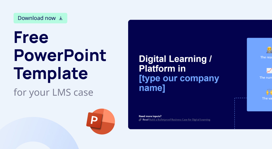 Template for your digital learning/platform business case